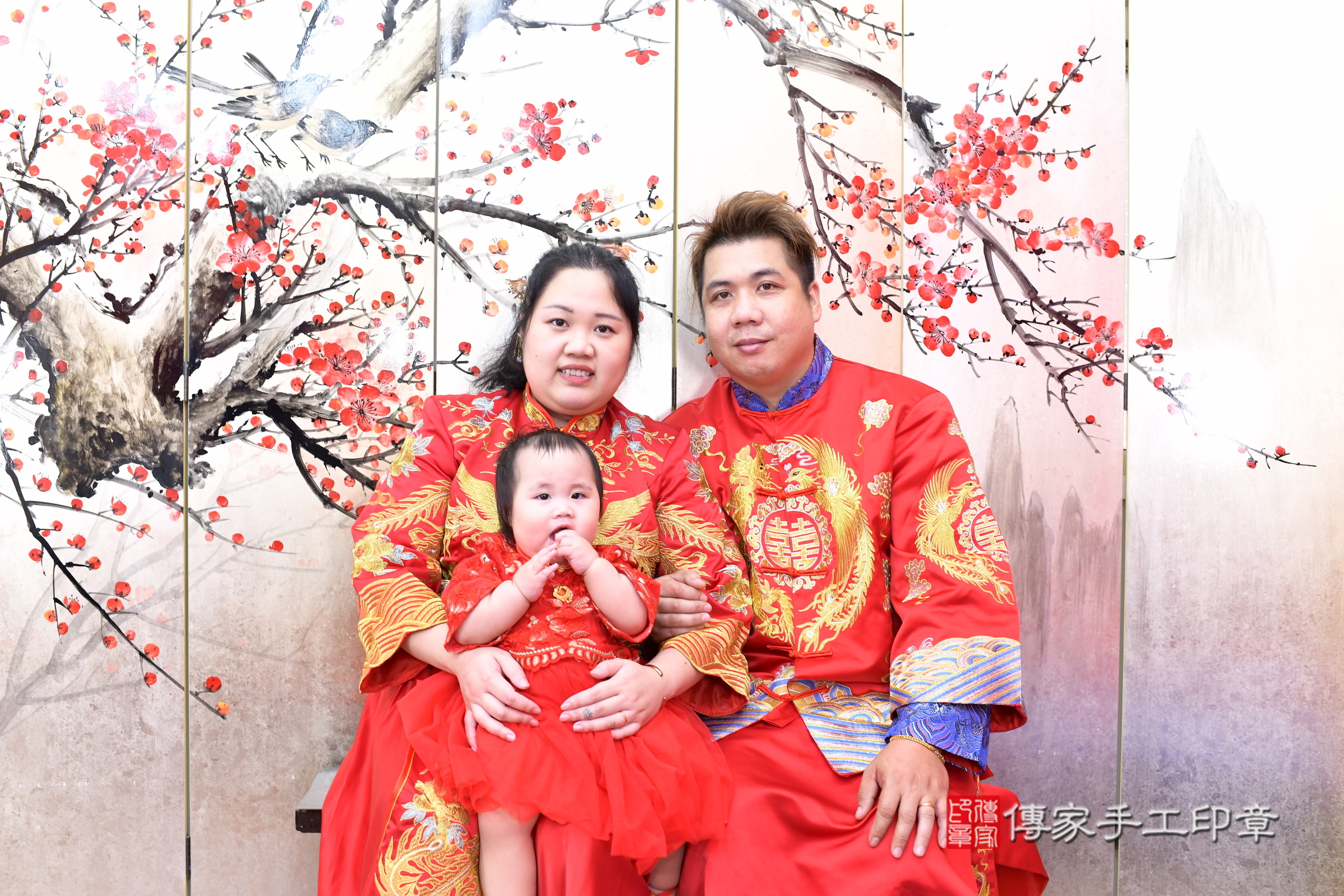 新北市永和區小禔寶寶抓周推薦：傳家新北店抓周度脺中國風會場，嬰兒古禮抓周流程儀式吉祥話、抓周道具物品24種、拍照。抓周證書。2025.6.22，照片1