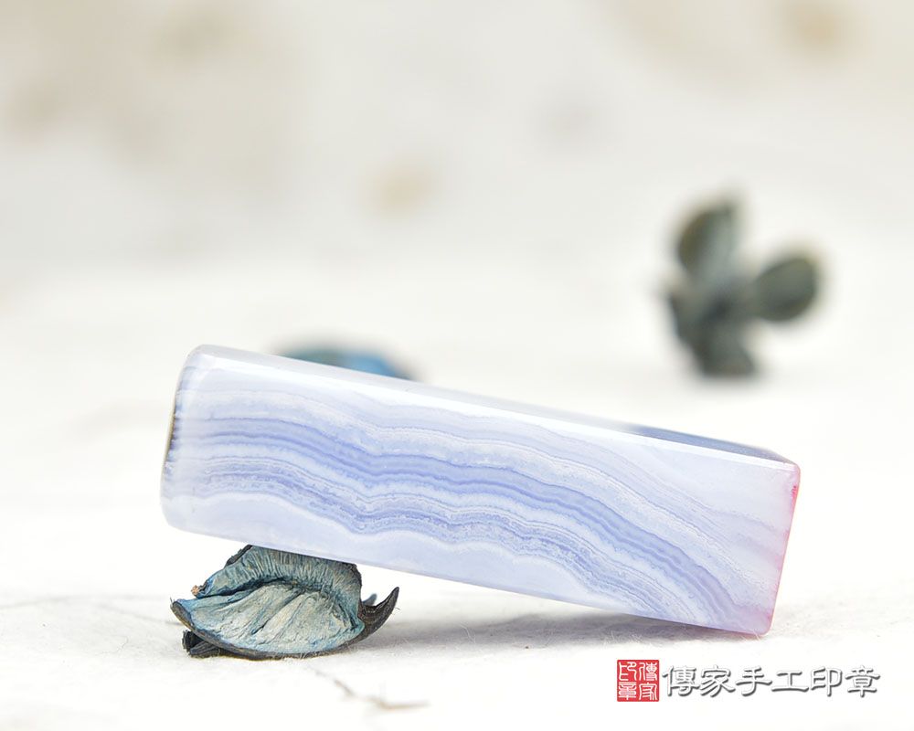 優雅如水～藍紋玉臍帶、胎毛印章　傳家手工印章 桃園店 114.9.9