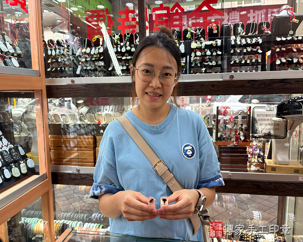 顧客滿意推薦開運臍髮印章-新北市板橋區-陳小姐2025.09.04