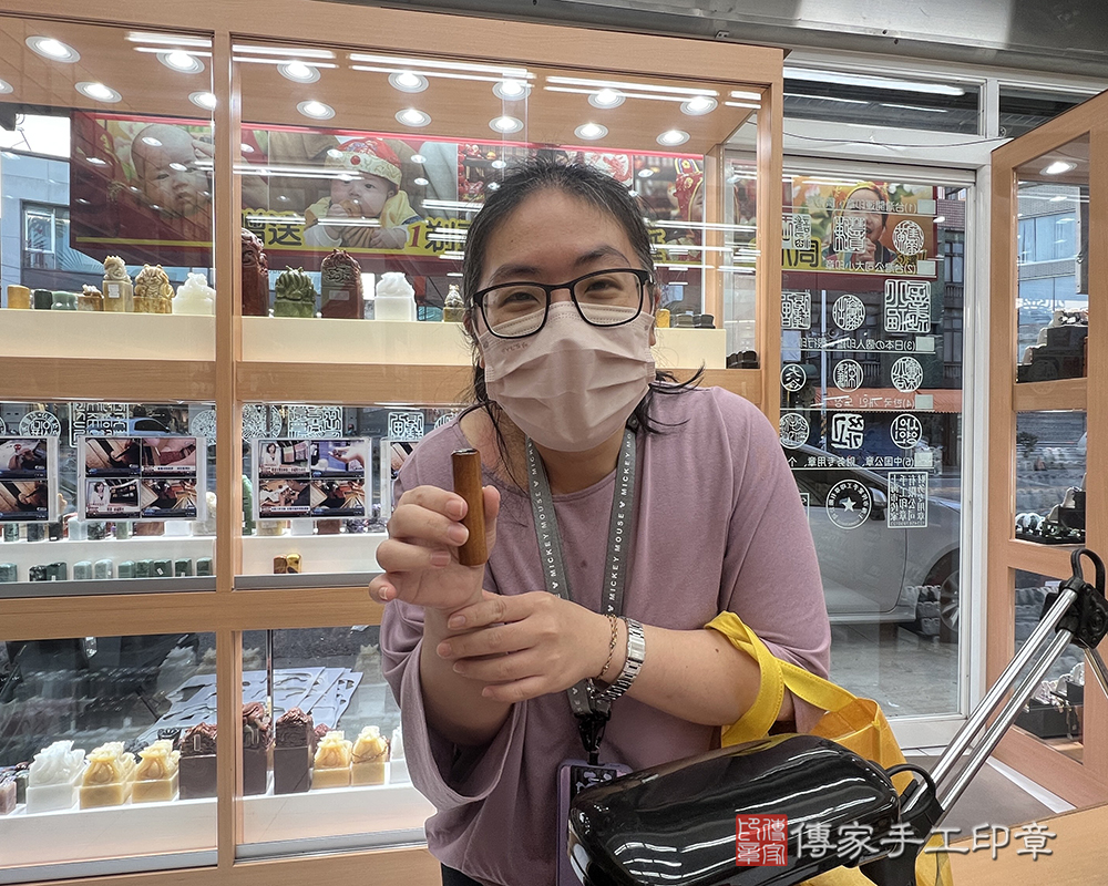 顧客滿意推薦開運臍帶印章-桃園市平鎮區-周小姐2025.11.24