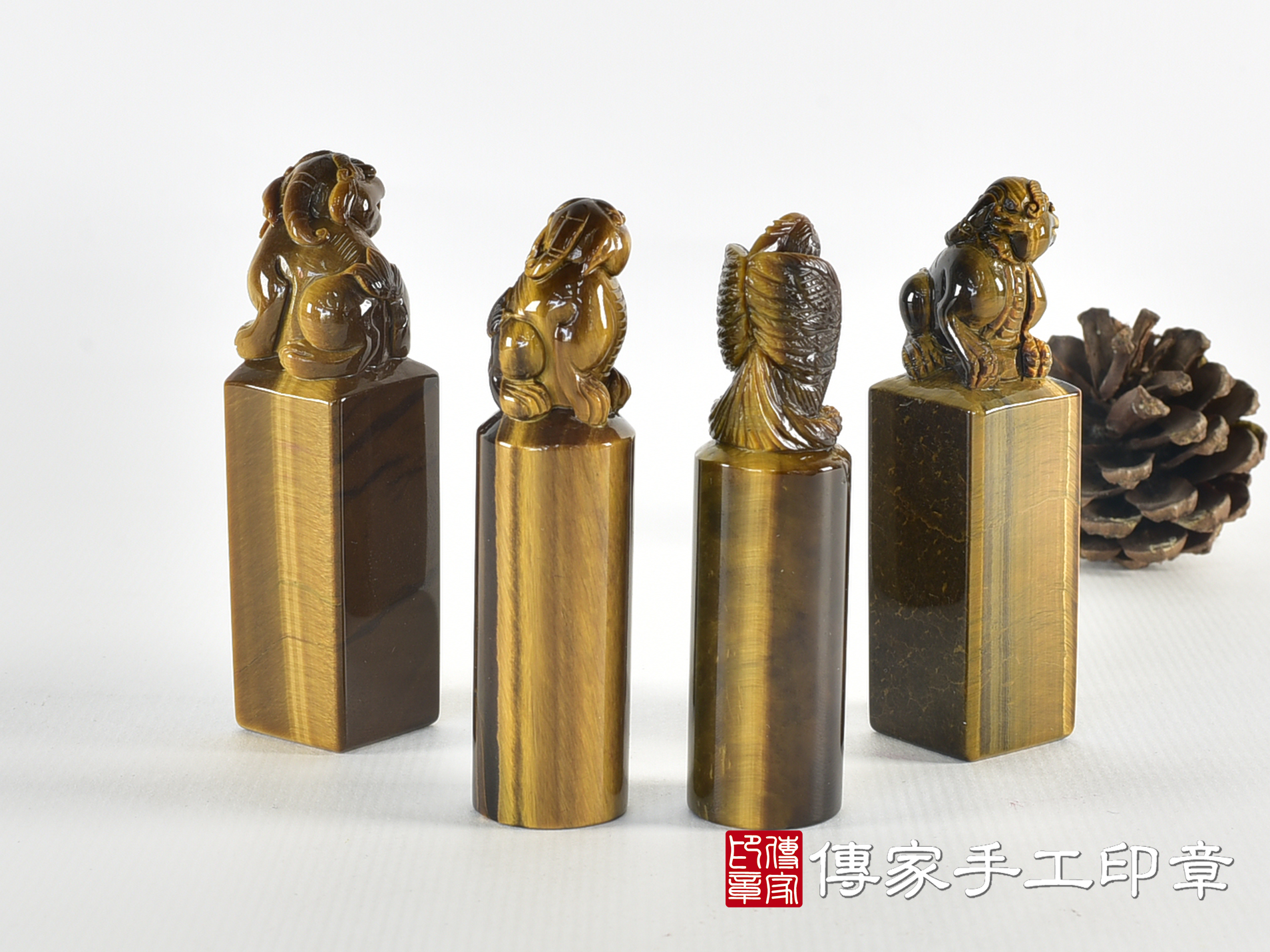 頂級虎眼石精雕貔貅廟章:廟章、神明印章、大印章 2.jpg