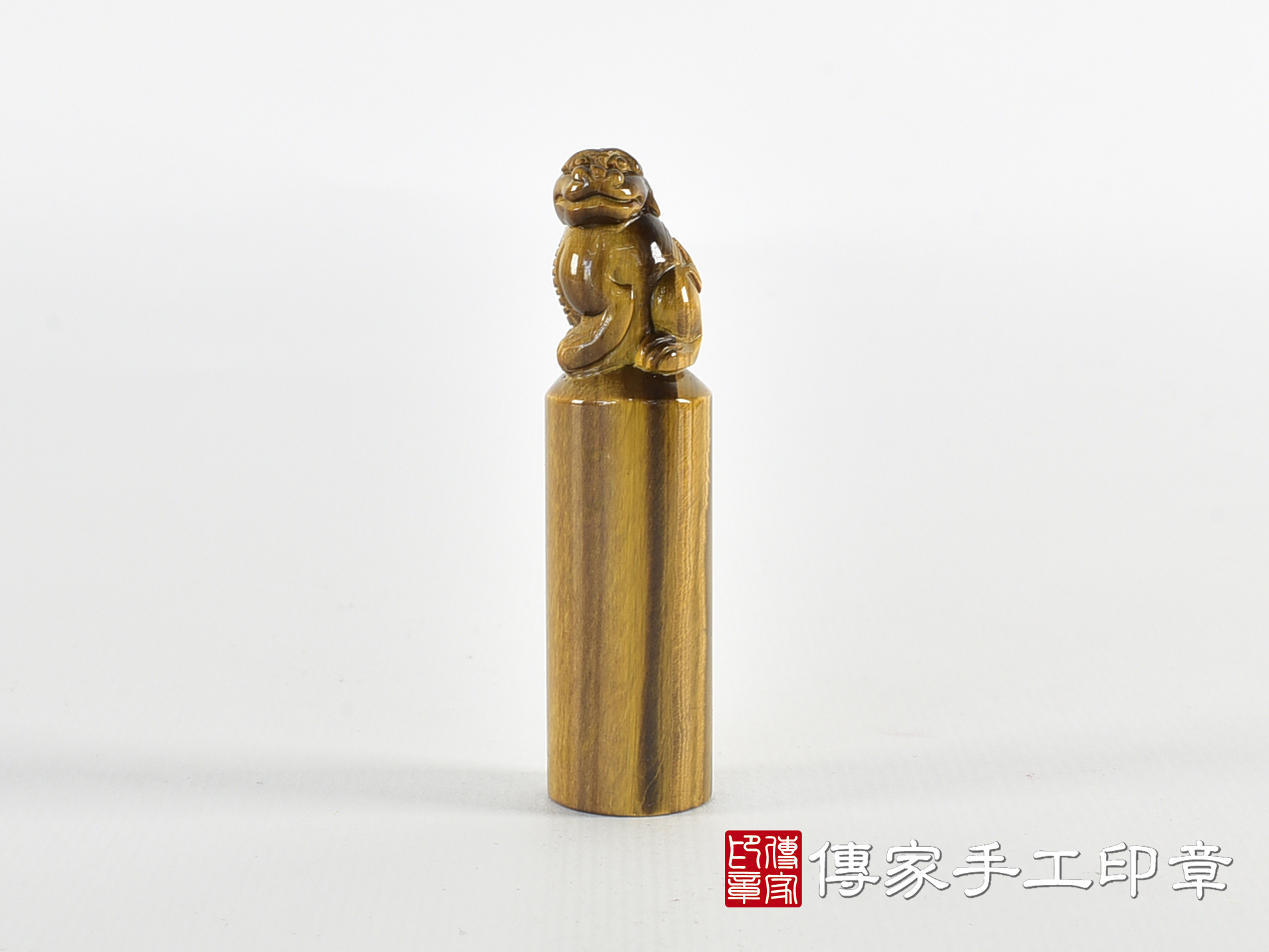 頂級虎眼石精雕貔貅廟章:廟章、神明印章、大印章 1.jpg