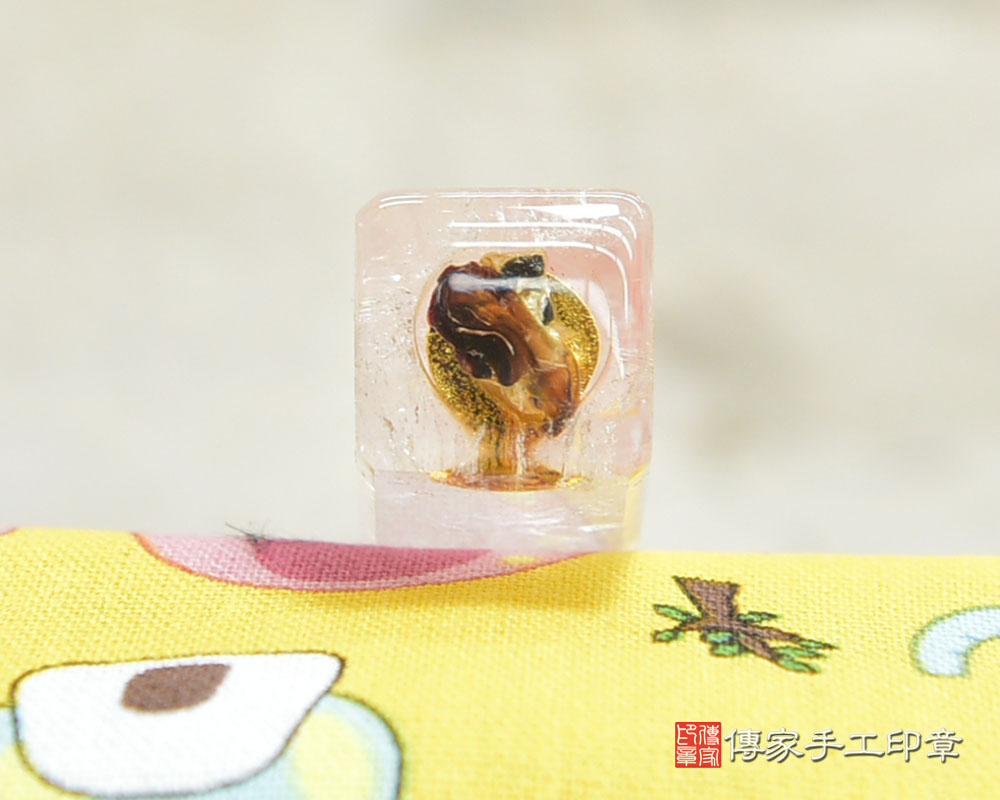 淨化磁場、正能量的白水晶 傳家手工印章 桃園店 115.2.28